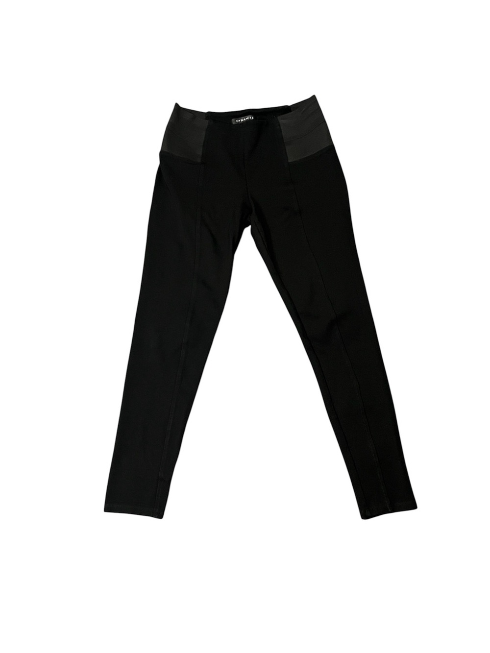 Dynamite Black Skinny Low Waisted Pull-on Dressy Pants Women’s Size Medium